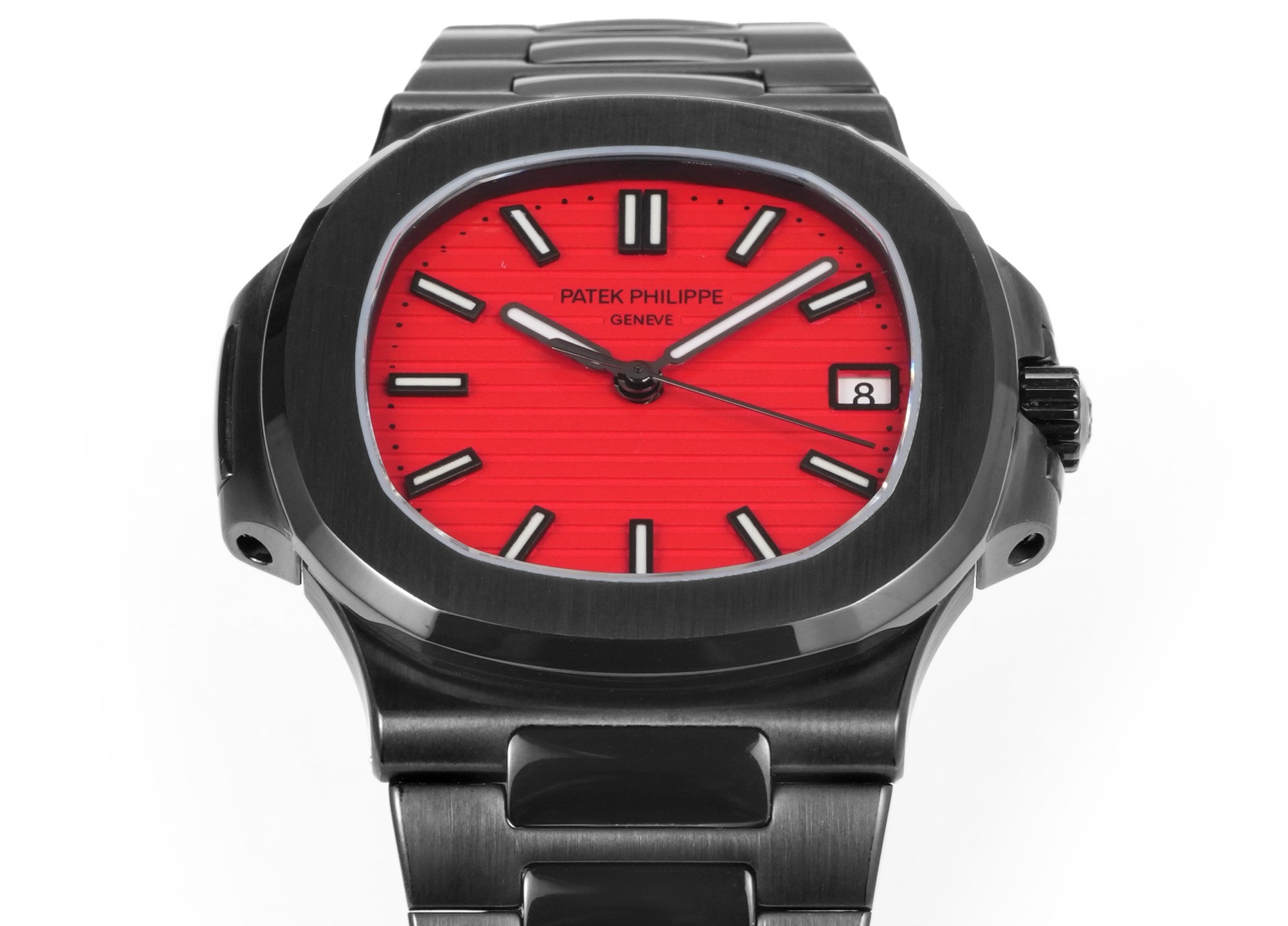 Patek Philippe Nautilus 5711 Black Warrior Limited Color Dial Watch, GR Factory, 40mm, Custom Modified 324 Movement