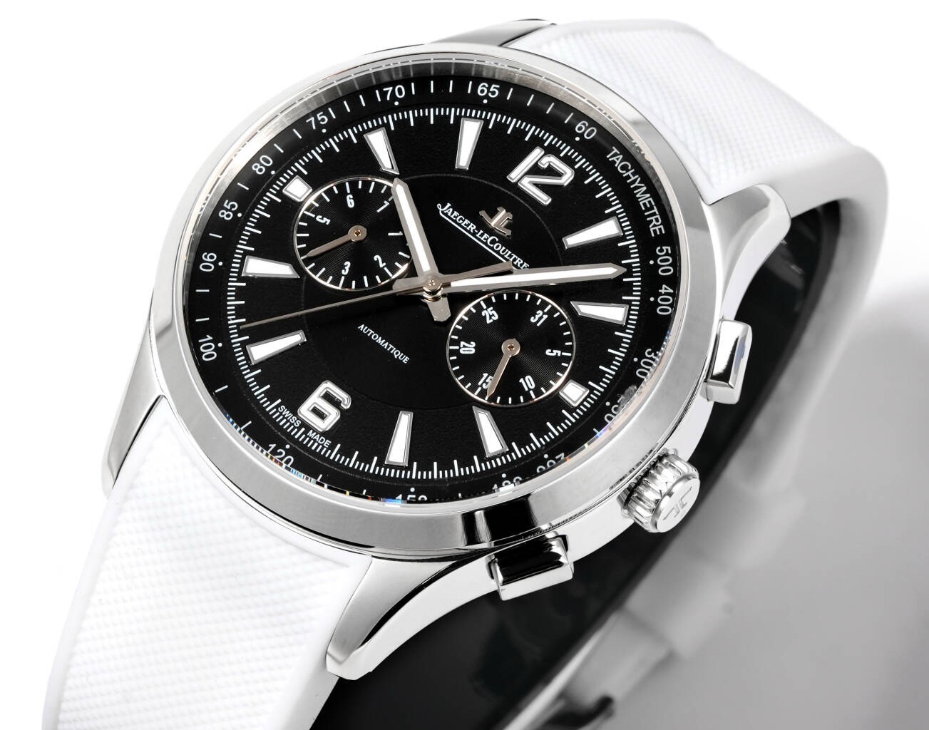 Jaeger-LeCoultre Polaris Chronograph Automatic Watch 42mm Rubber Strap