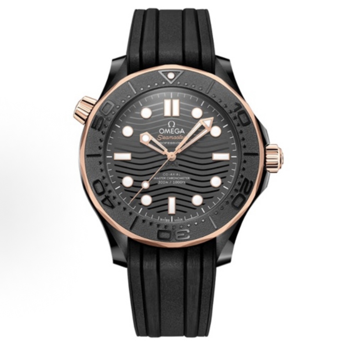 Omega Seamaster 300m Super Clone Watch | 43.5mm Full Black Zirconia Ceramic Case