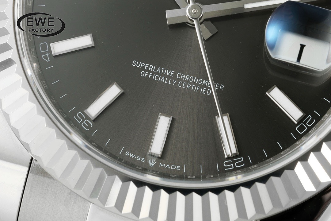 Rolex EWE Factory Datejust 41mm Men Watch, 3235 Automatic Movement, 904L Steel