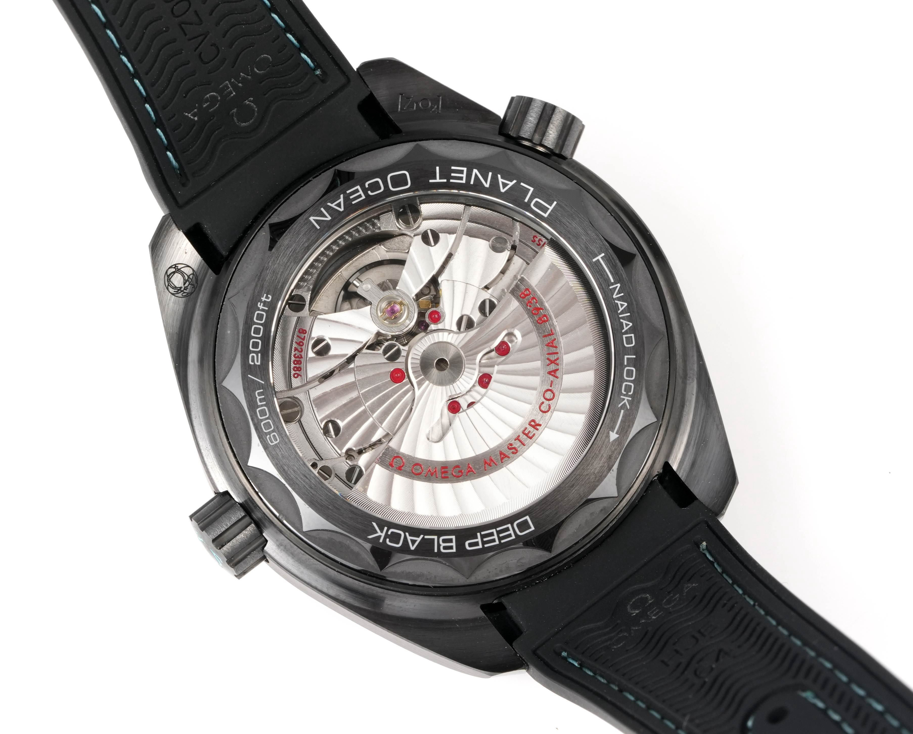 OMEGA Seamaster Planet Ocean 600M Worldtimer Full Black Ceramic Dive Watch