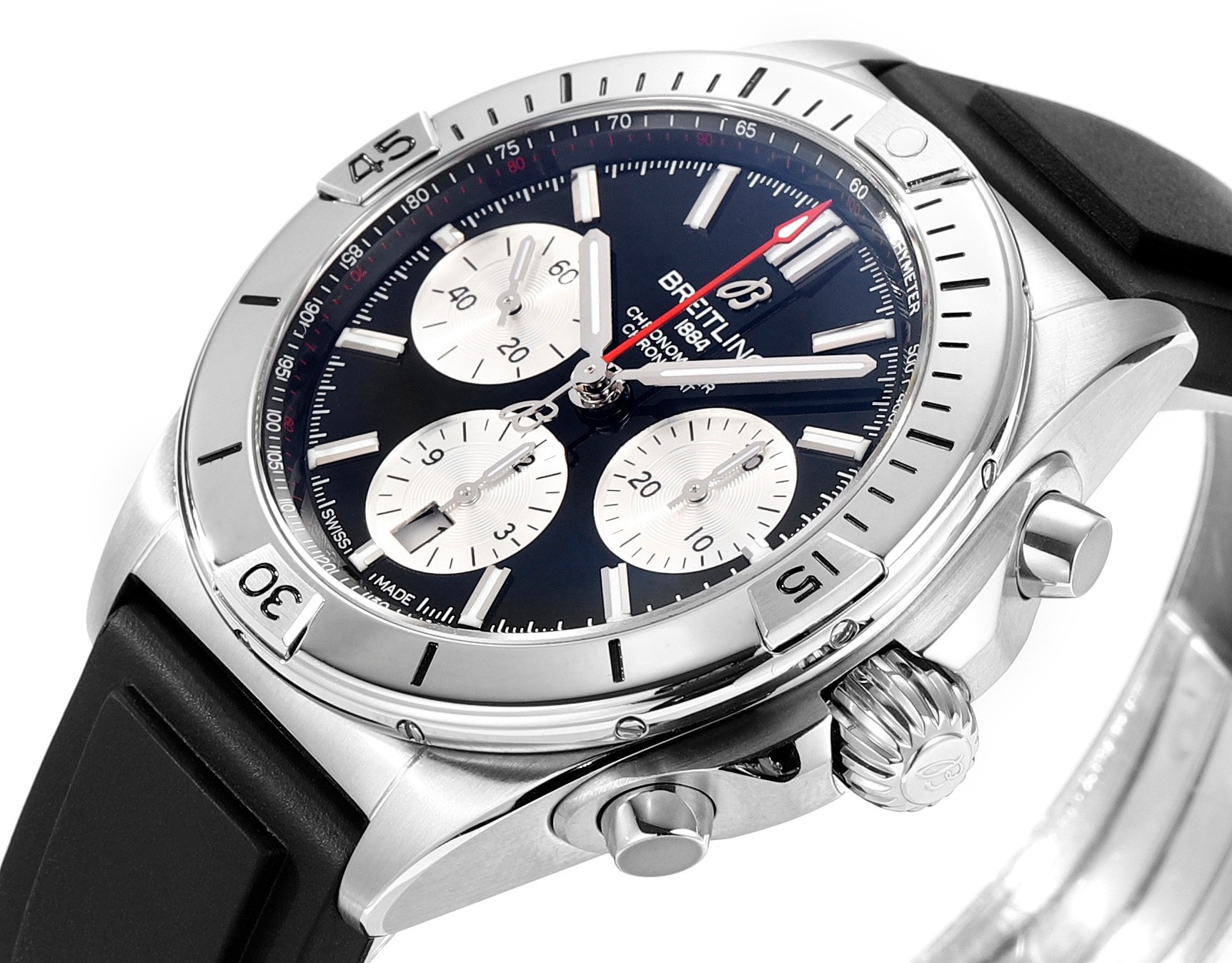 Breitling Chronomat Automatic Watch | BLS New Release 42mm Tricolor Arrows Pilot Watch