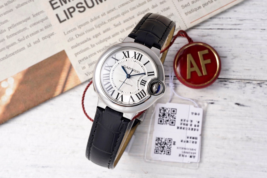 Cartier Ballon Bleu AF Upgraded 33mm Women Automatic Wristwatch