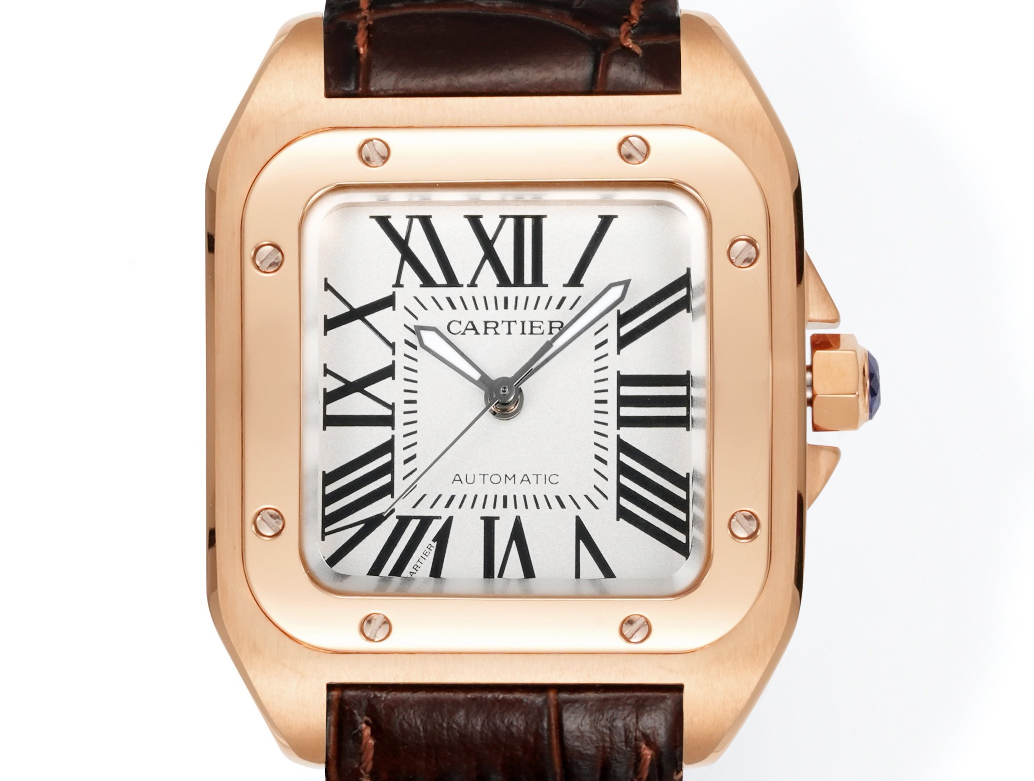 Cartier Santos 100th Anniversary Ladies Automatic Watch, 35.6mm
