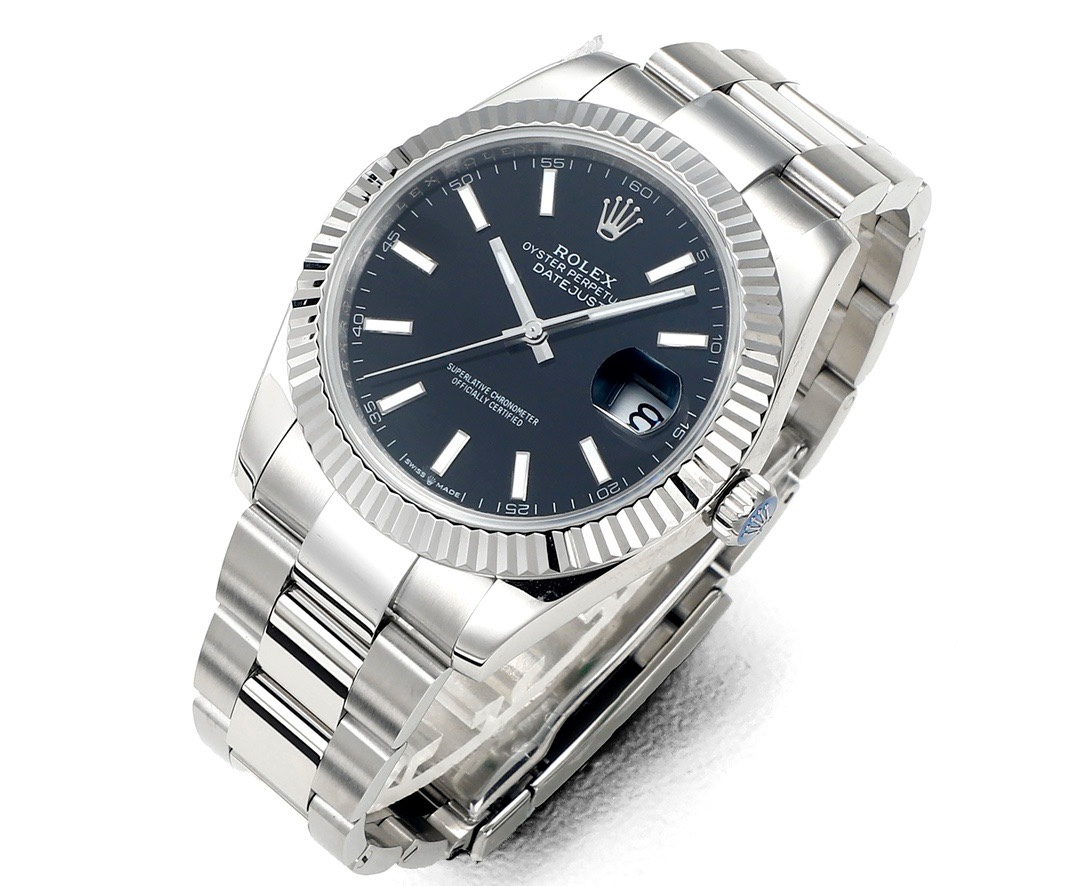 Rolex Datejust 41mm Automatic Watch 3235 Movement 72‑Hour Power Reserve Fluted Bezel
