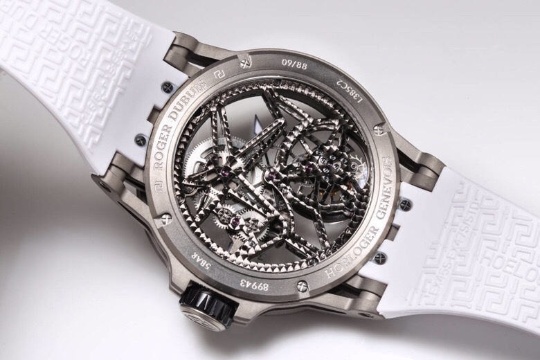 Roger Dubuis Titanium Skeleton Tourbillon Watch