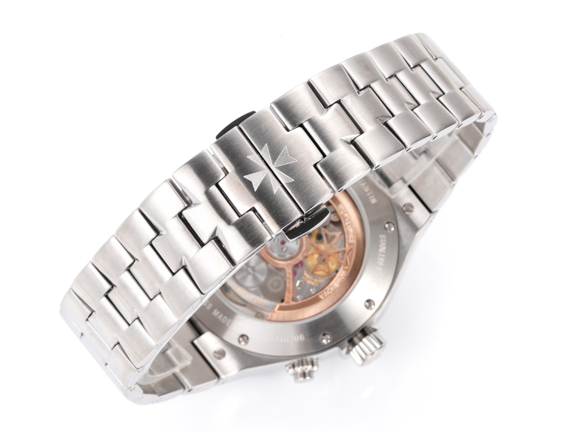 Vacheron Constantin Overseas RW4 Multifunctional Mechanical Watch, 42mm Stainless Steel Casual Business Gentleman Wristwatch