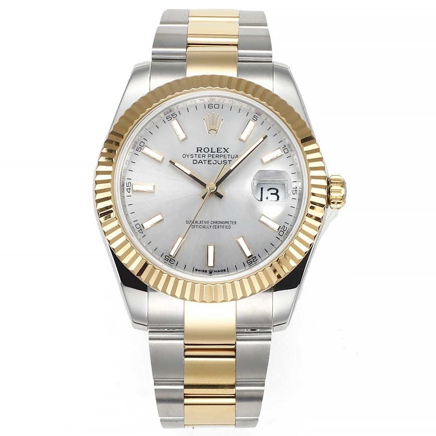 Rolex Datejust 41mm Automatic Watch 3235 Movement 72‑Hour Power Reserve Fluted Bezel