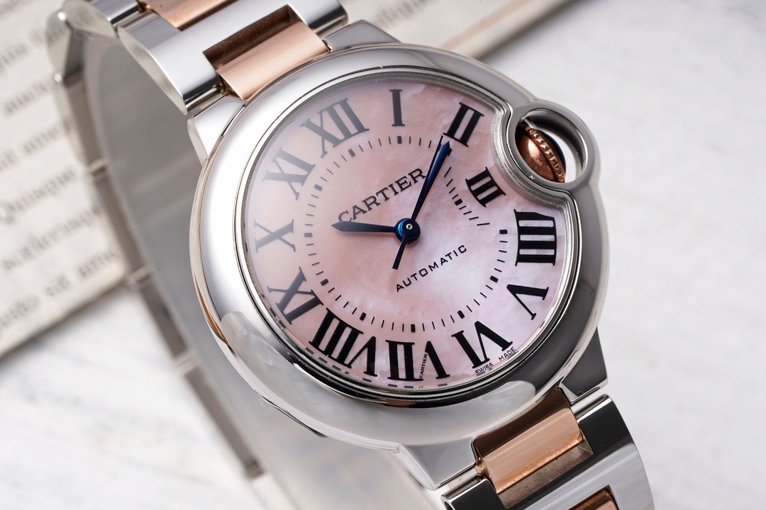 Cartier Ballon Bleu AF Upgraded 33mm Women Automatic Wristwatch