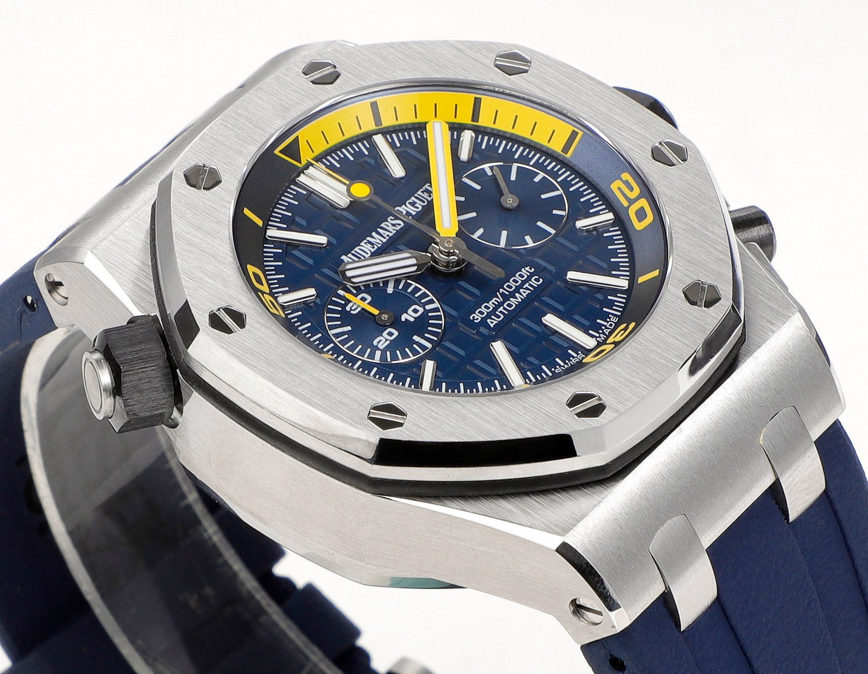 Audemars Piguet Royal Oak Offshore Chronograph 42mm | Cal.3124 Automatic Watch Rubber Strap