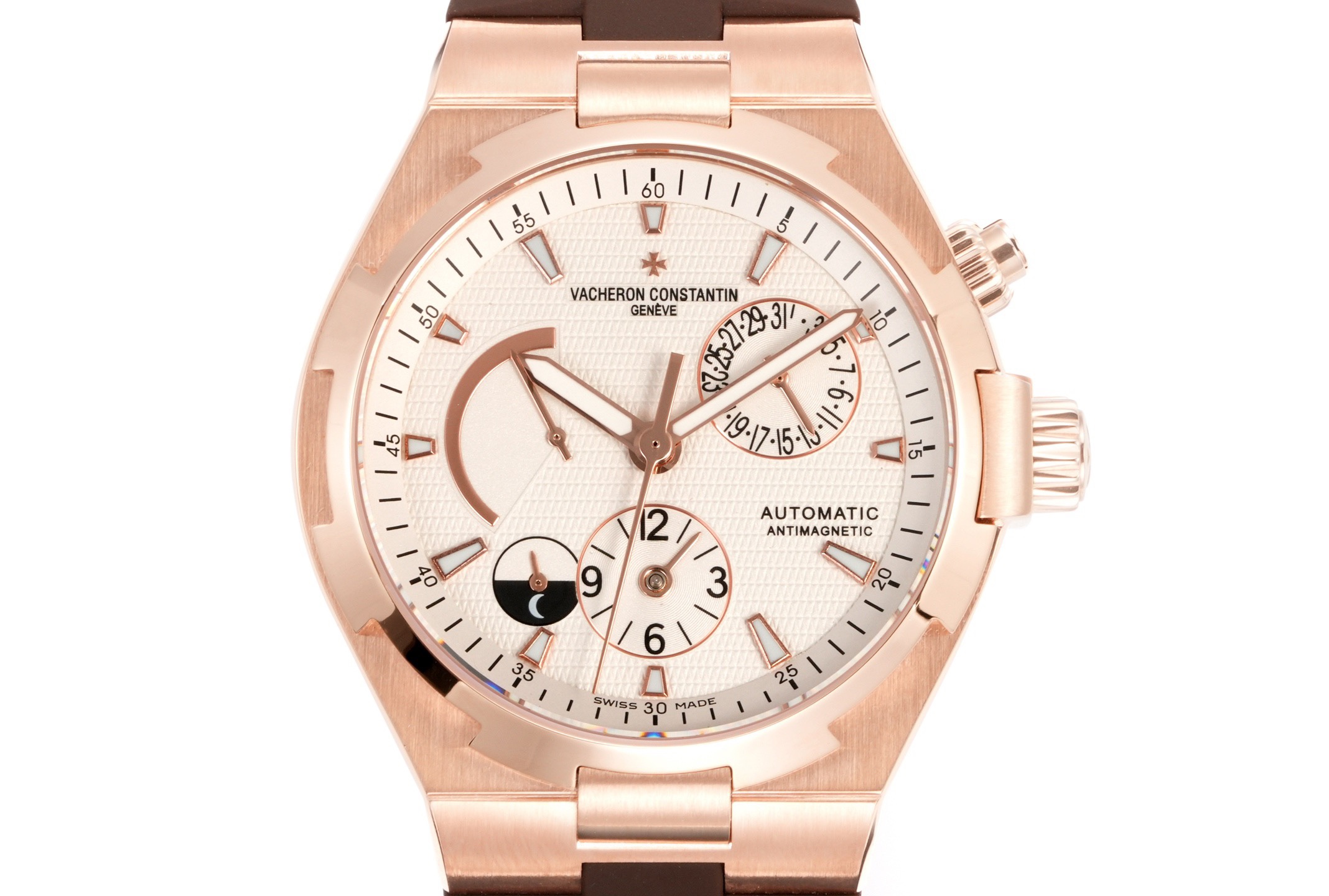 Vacheron Constantin Overseas RW4 Multifunctional Mechanical Watch, 42mm Stainless Steel Casual Business Gentleman Wristwatch
