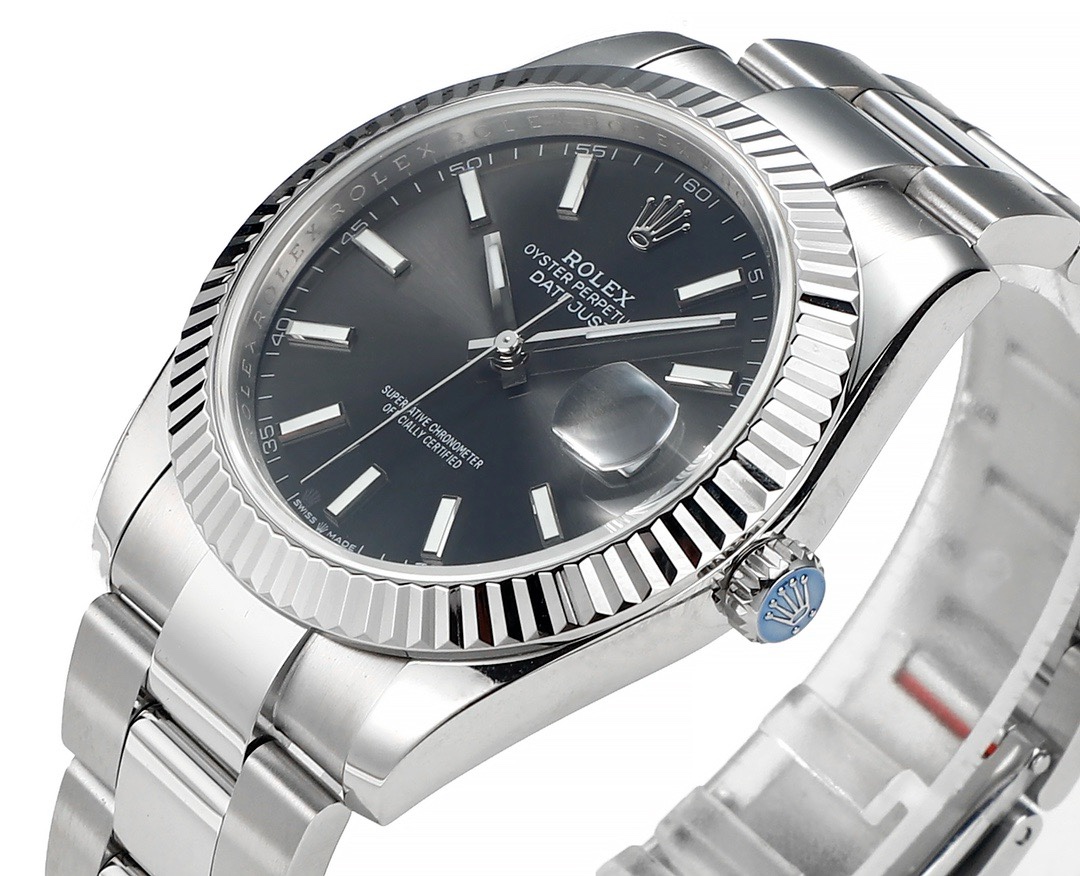 Rolex Datejust 41mm Automatic Watch 3235 Movement 72‑Hour Power Reserve Fluted Bezel