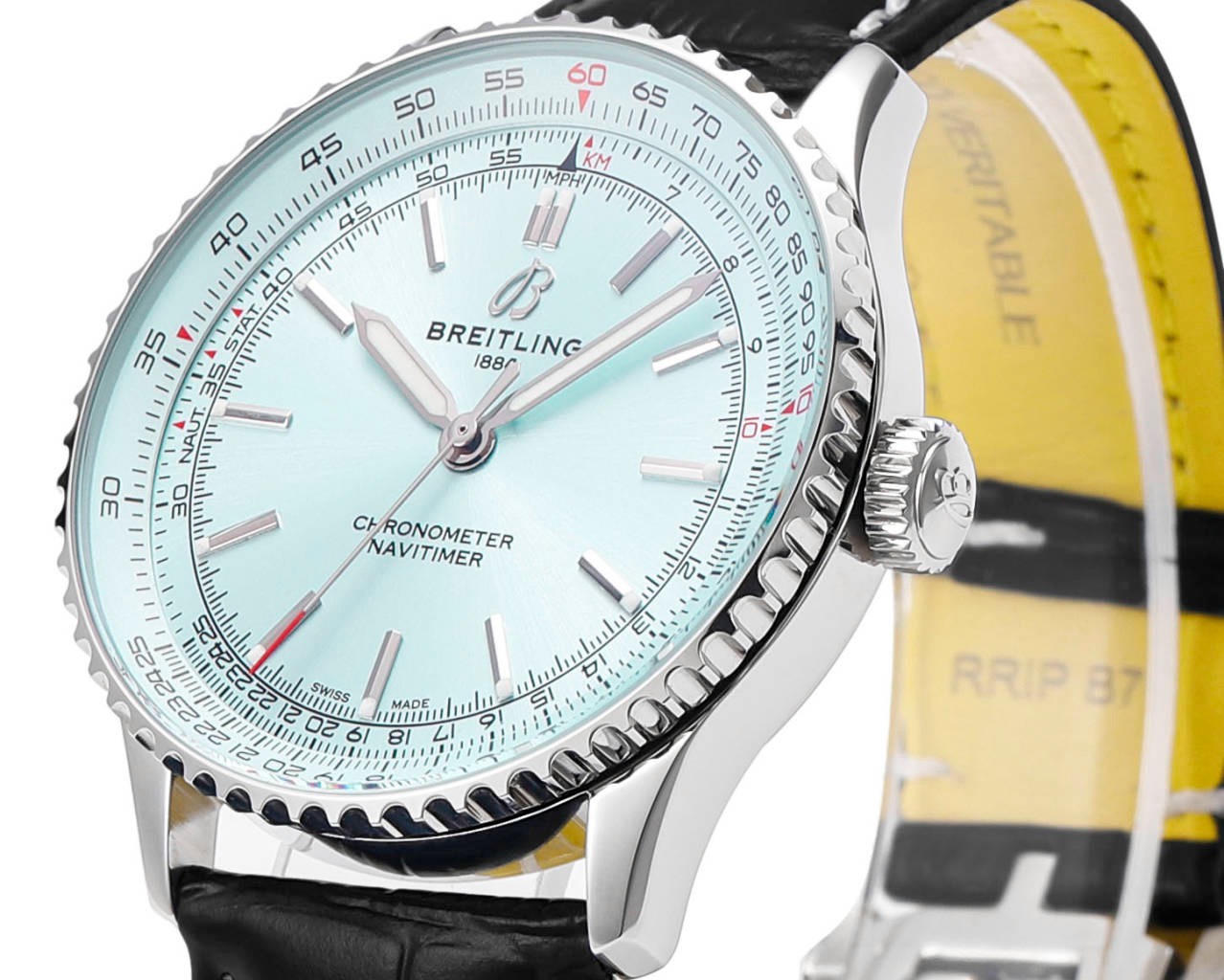 BREITLING Navitimer 1 Pilot Watch 41mm, TW Factory Seagull 2824 Automatic Leather Strap