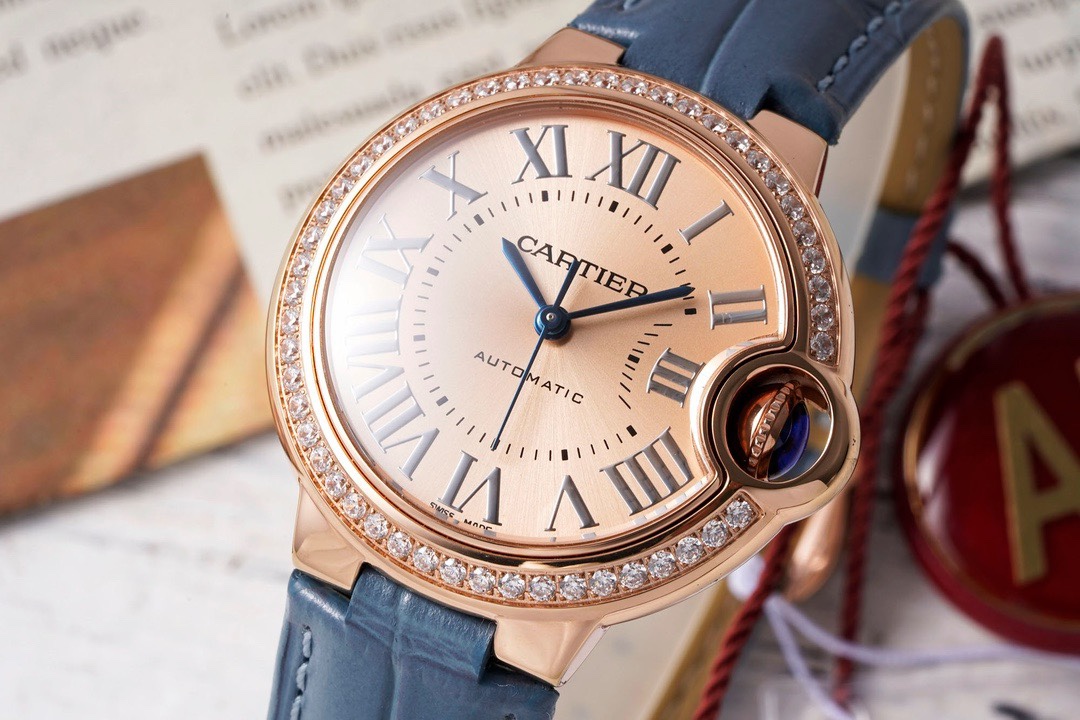 Cartier Ballon Bleu AF Upgraded 33mm Women Automatic Wristwatch