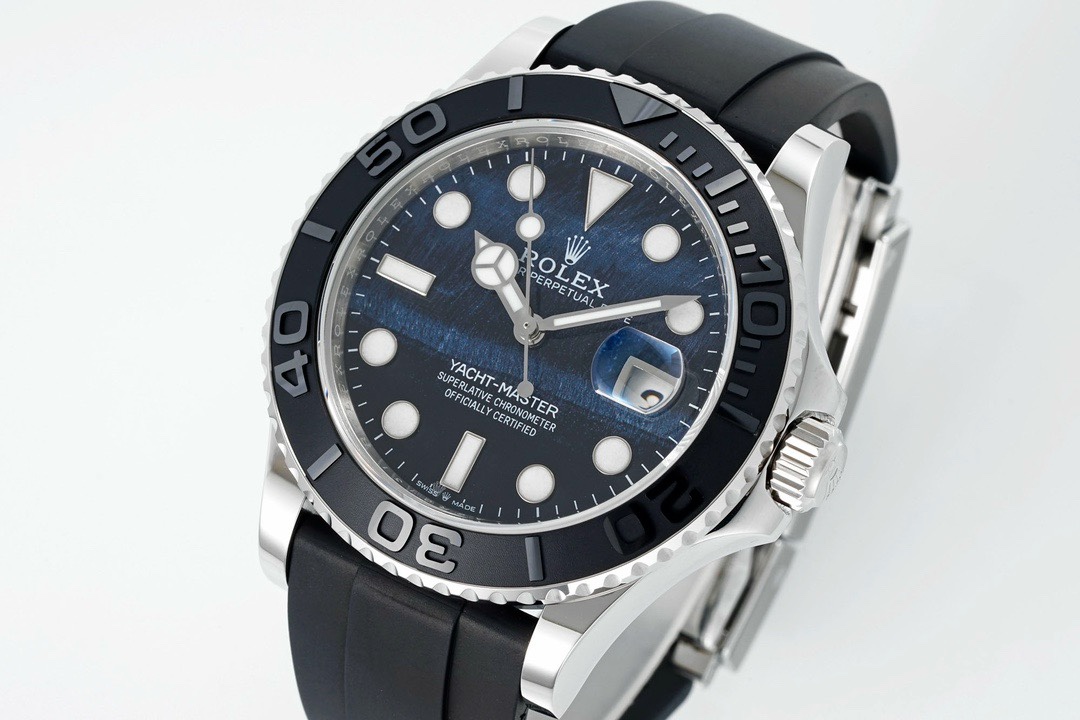 Rolex EWE Factory Yacht Master 42 Automatic Watch Custom 3235 Movement Rubber Strap