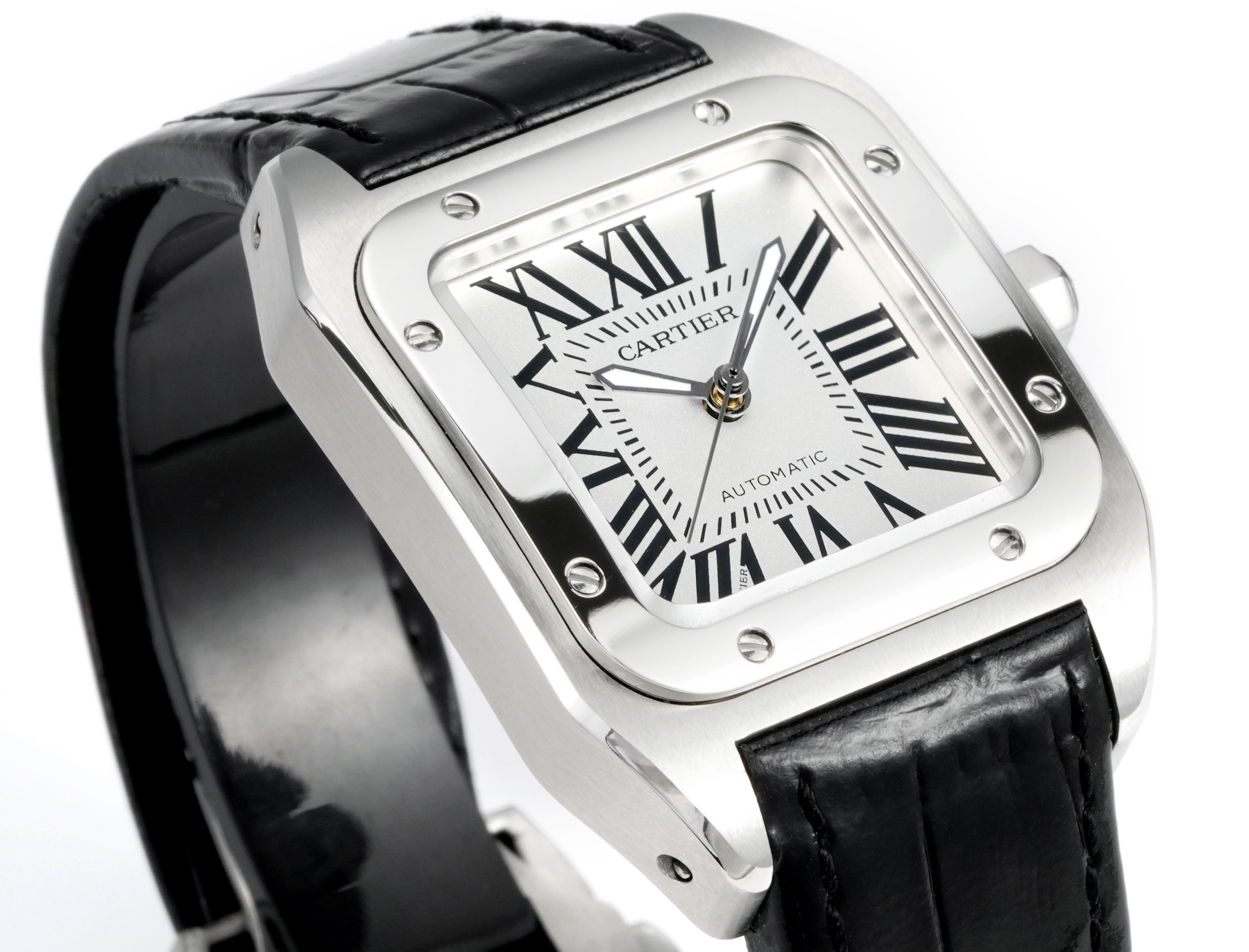 Cartier Santos 100th Anniversary Ladies Automatic Watch, 35.6mm