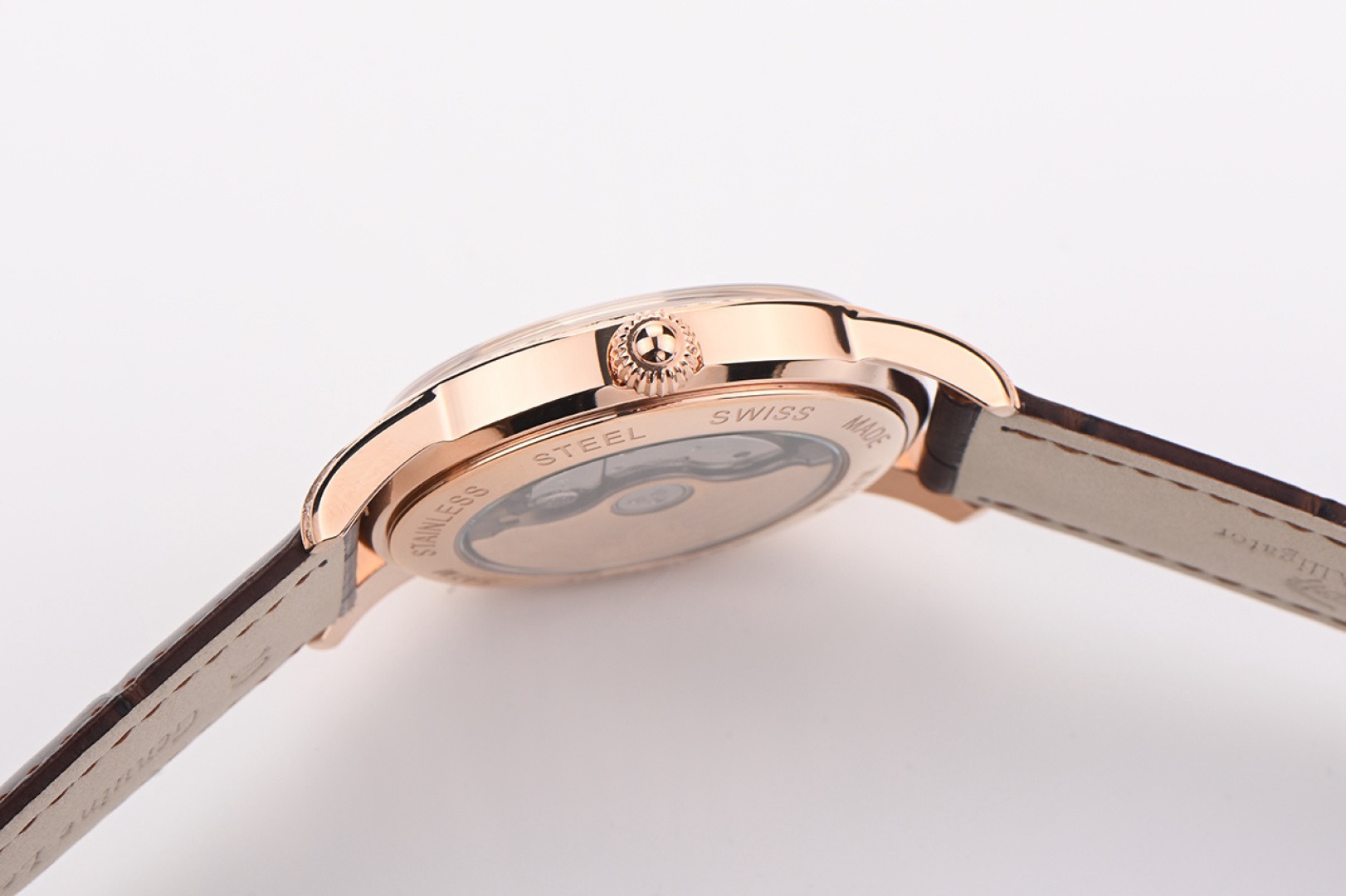 OMEGA Observatory Co‑Axial Master Chronometer Watch | Diamond Bezel, Genuine Leather Strap