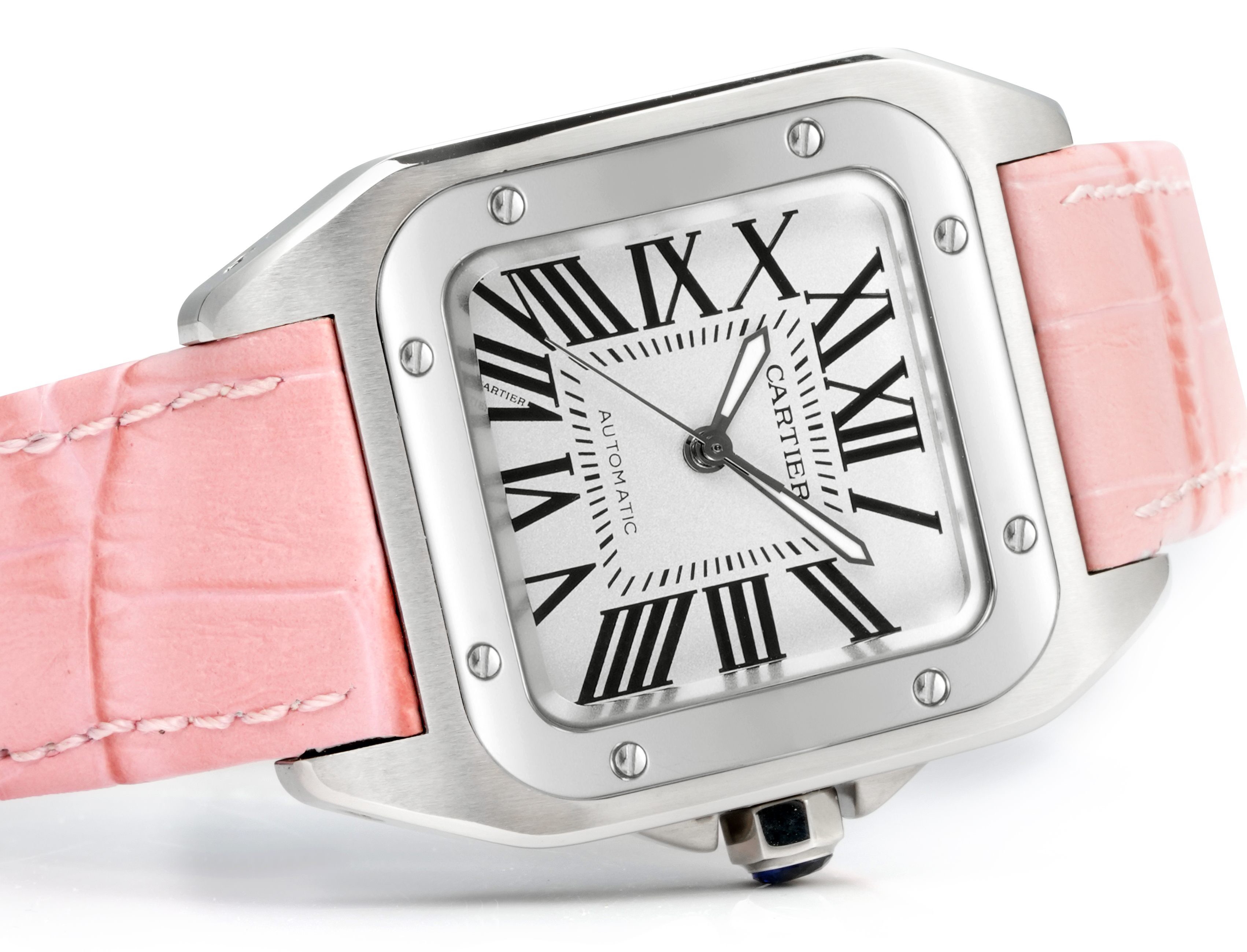 Cartier Santos 100th Anniversary Ladies Automatic Watch, 35.6mm