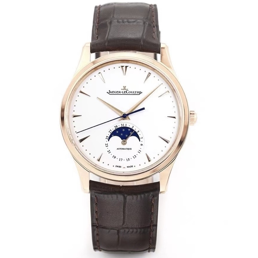Jaeger-LeCoultre Master Ultra Thin Moon Automatic Watch, Multiple Dial & Case Color Options