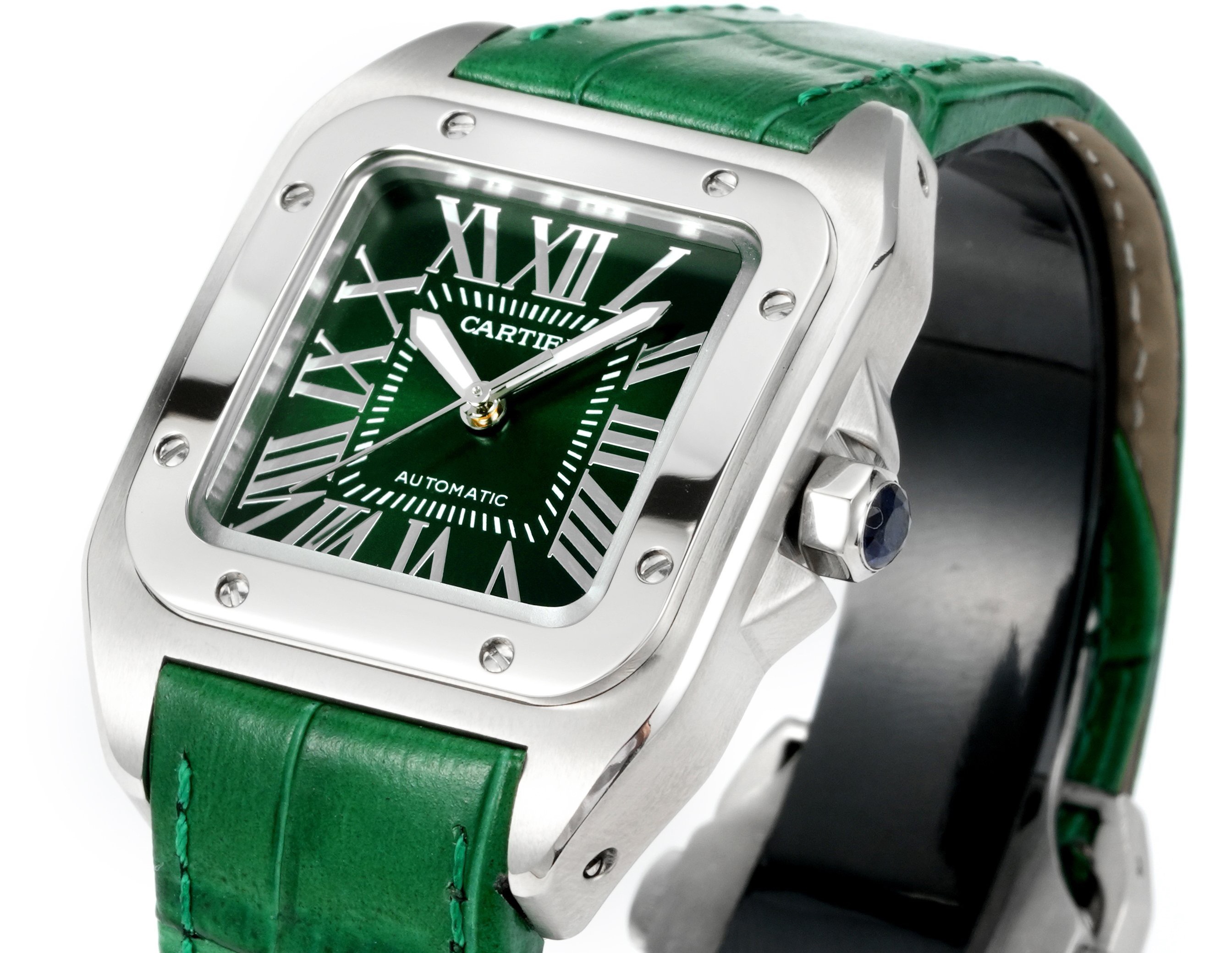 Cartier Santos 100th Anniversary Ladies Automatic Watch, 35.6mm