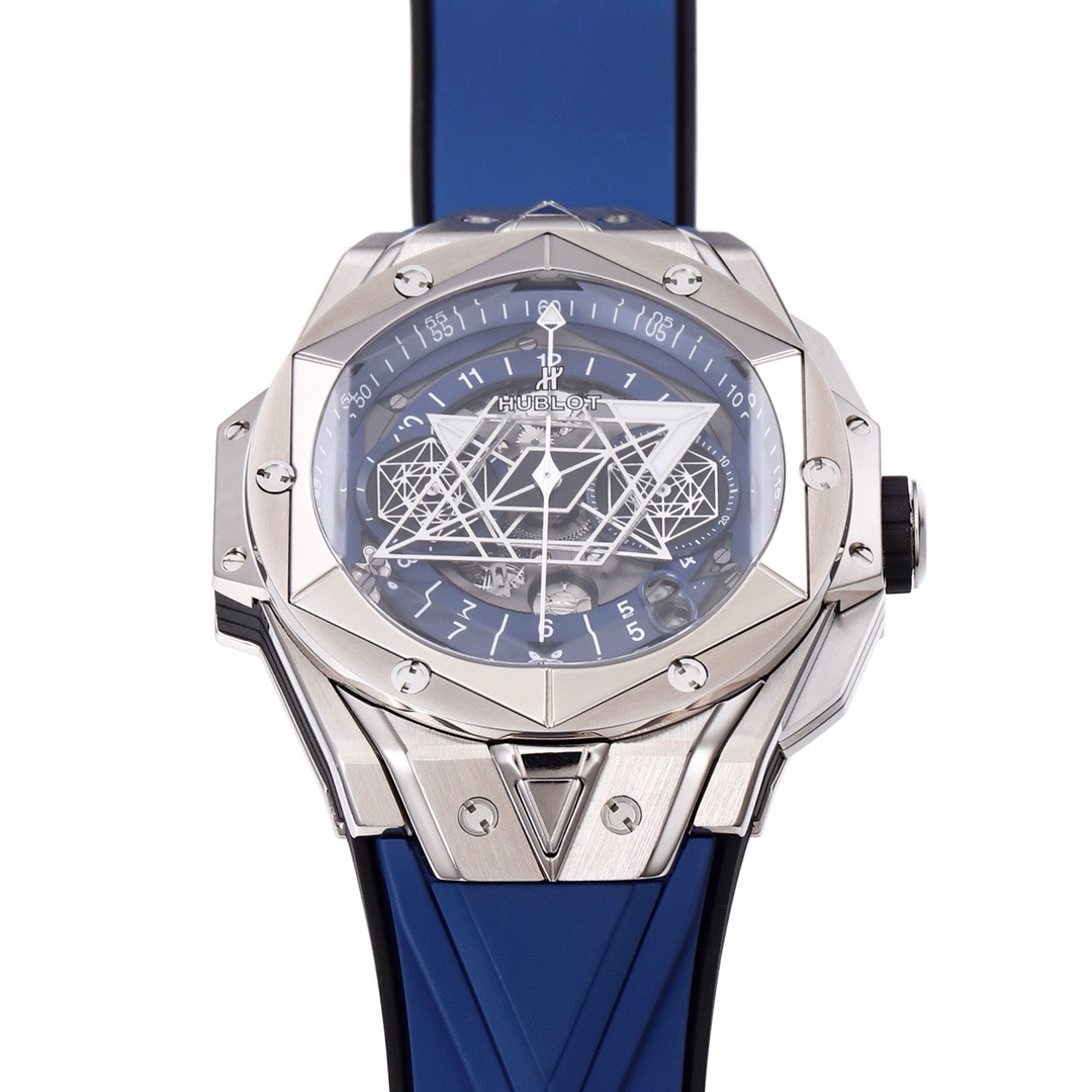HUBLOT Big Bang Sang Bleu II Watch | BBF Super Clone Titanium Automatic Chronograph Wristwatch