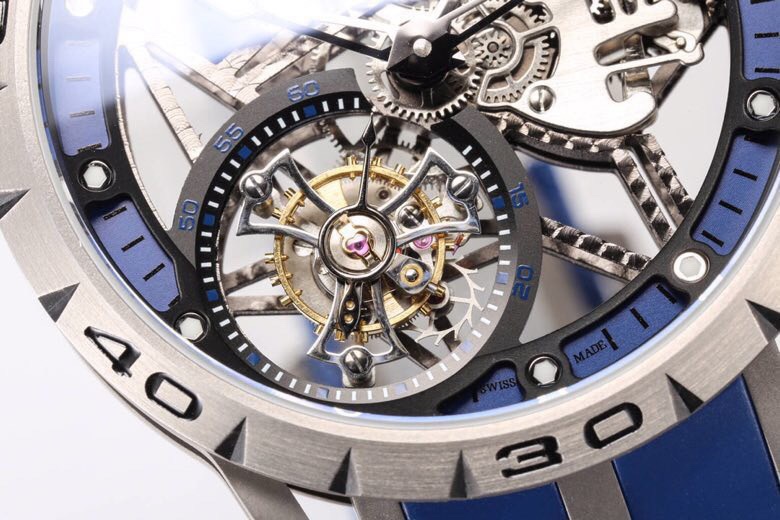 Roger Dubuis Titanium Skeleton Tourbillon Watch