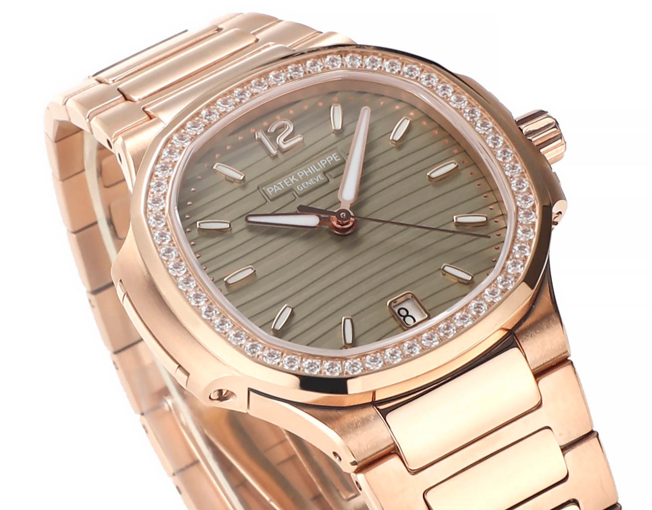 Patek Philippe Nautilus 7118 Ladies Watch | Custom Cal.324SC