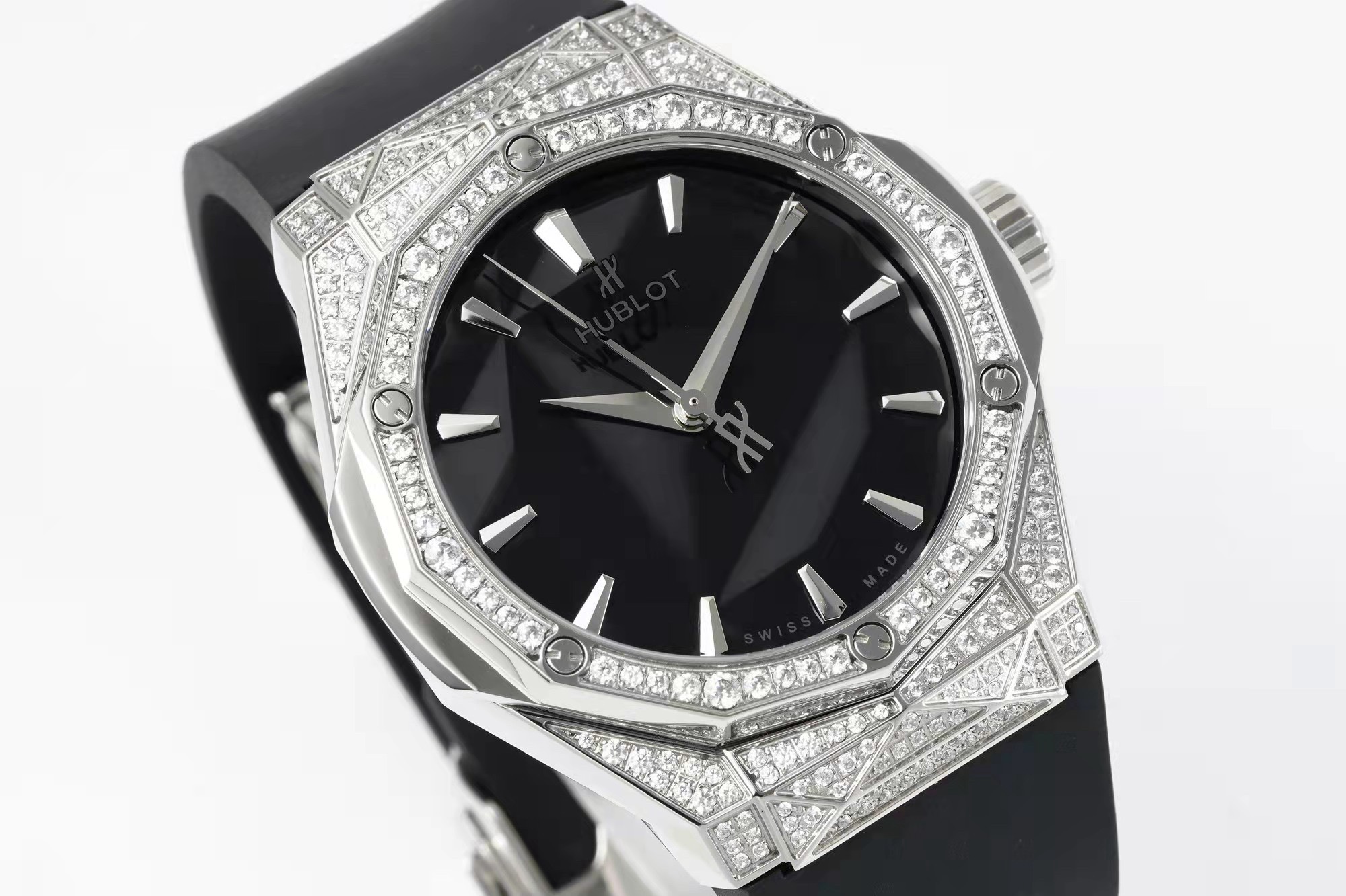Hublot x Richard Orlinski Co-branded Watch APS Top Replica, 40mm Faceted Polygon Case