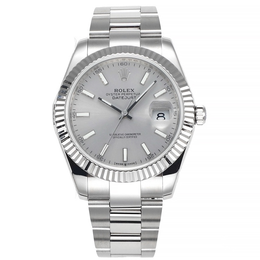 Rolex Datejust 41mm Automatic Watch 3235 Movement 72‑Hour Power Reserve Fluted Bezel