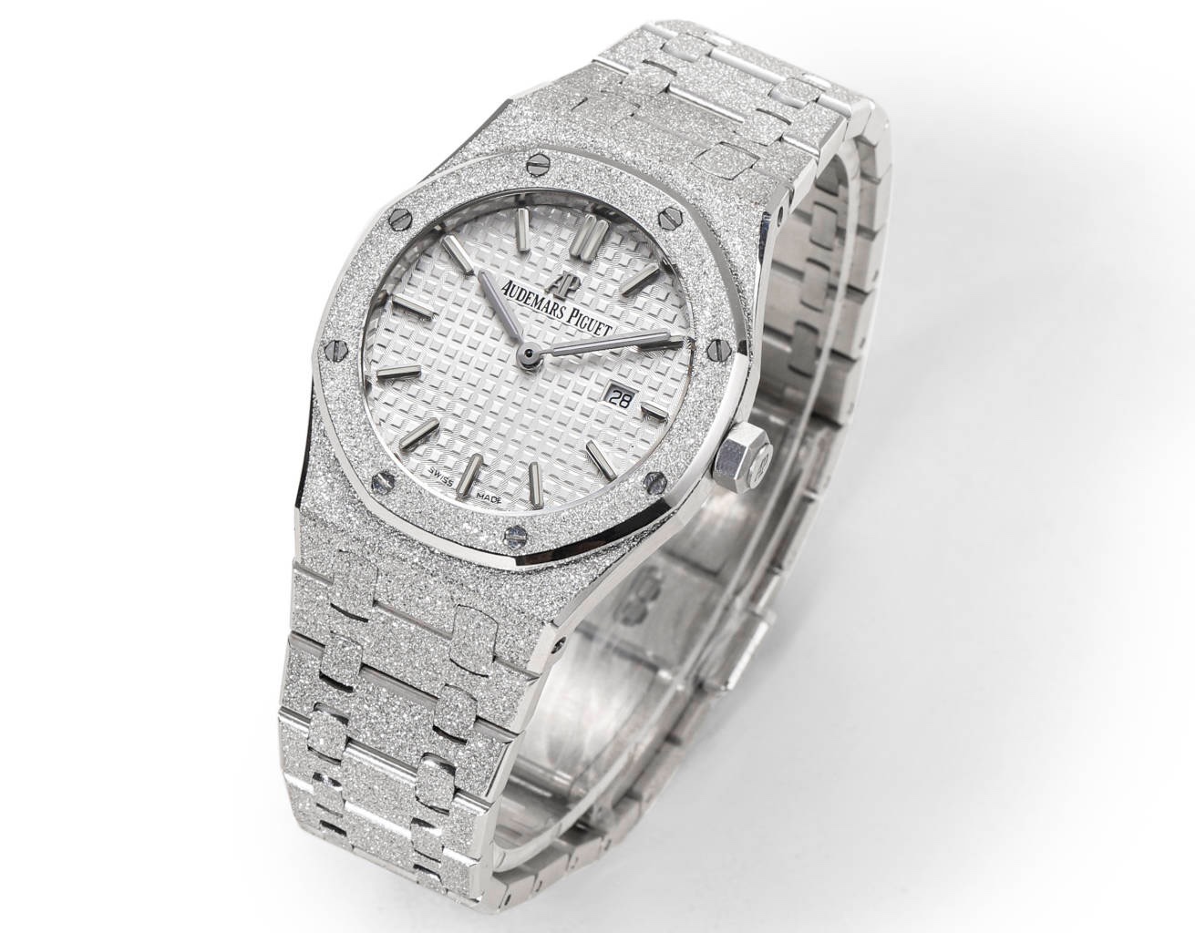 Audemars Piguet Royal Oak 33mm Frosted Gold Quartz Ladies Watch