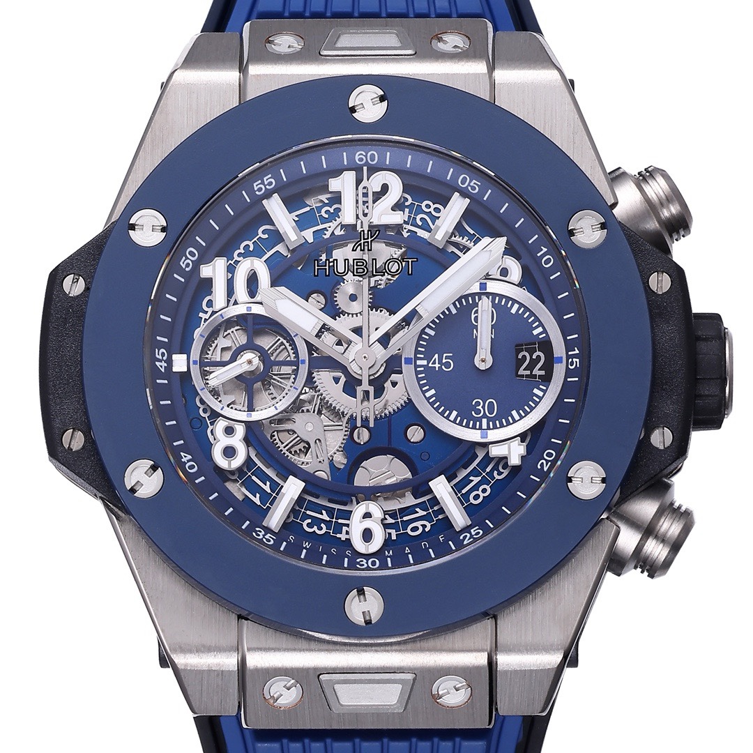 Hublot Big Bang Automatic Chronograph Watch 42mm Titanium Rubber Strap