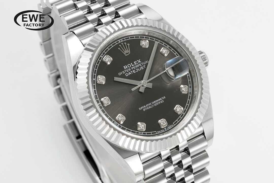 Rolex EWE Factory Datejust 41mm Men Watch, 3235 Automatic Movement, 904L Steel