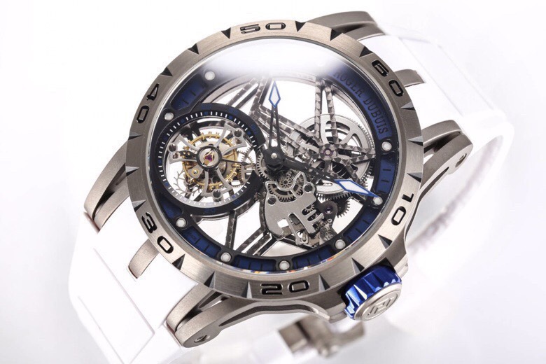 Roger Dubuis Titanium Skeleton Tourbillon Watch
