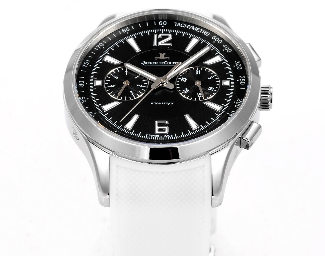 Jaeger-LeCoultre Polaris Chronograph Automatic Watch 42mm Rubber Strap