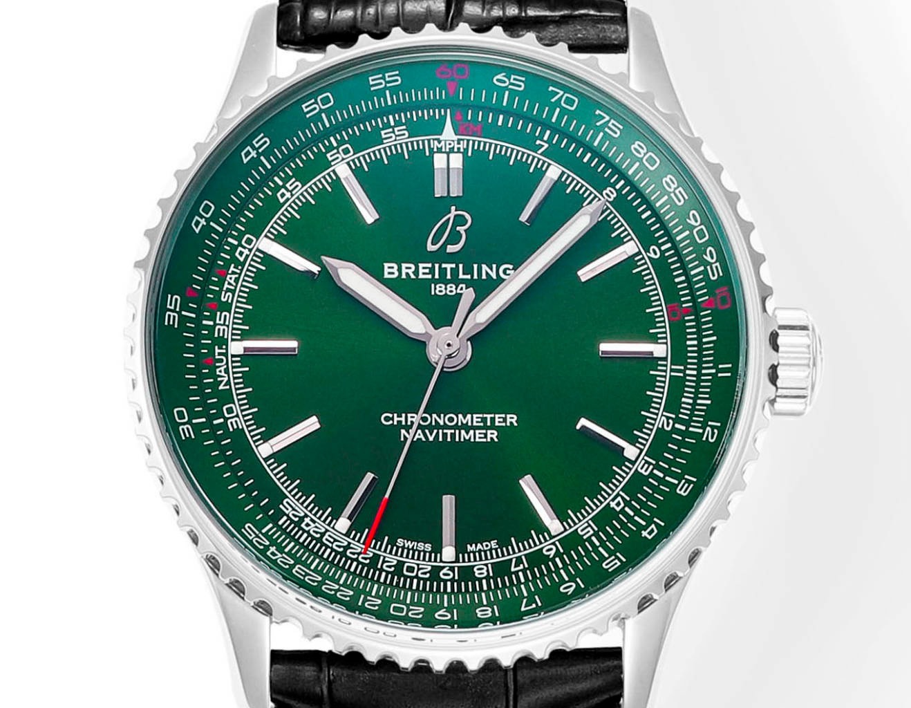 BREITLING Navitimer 1 Pilot Watch 41mm, TW Factory Seagull 2824 Automatic Leather Strap