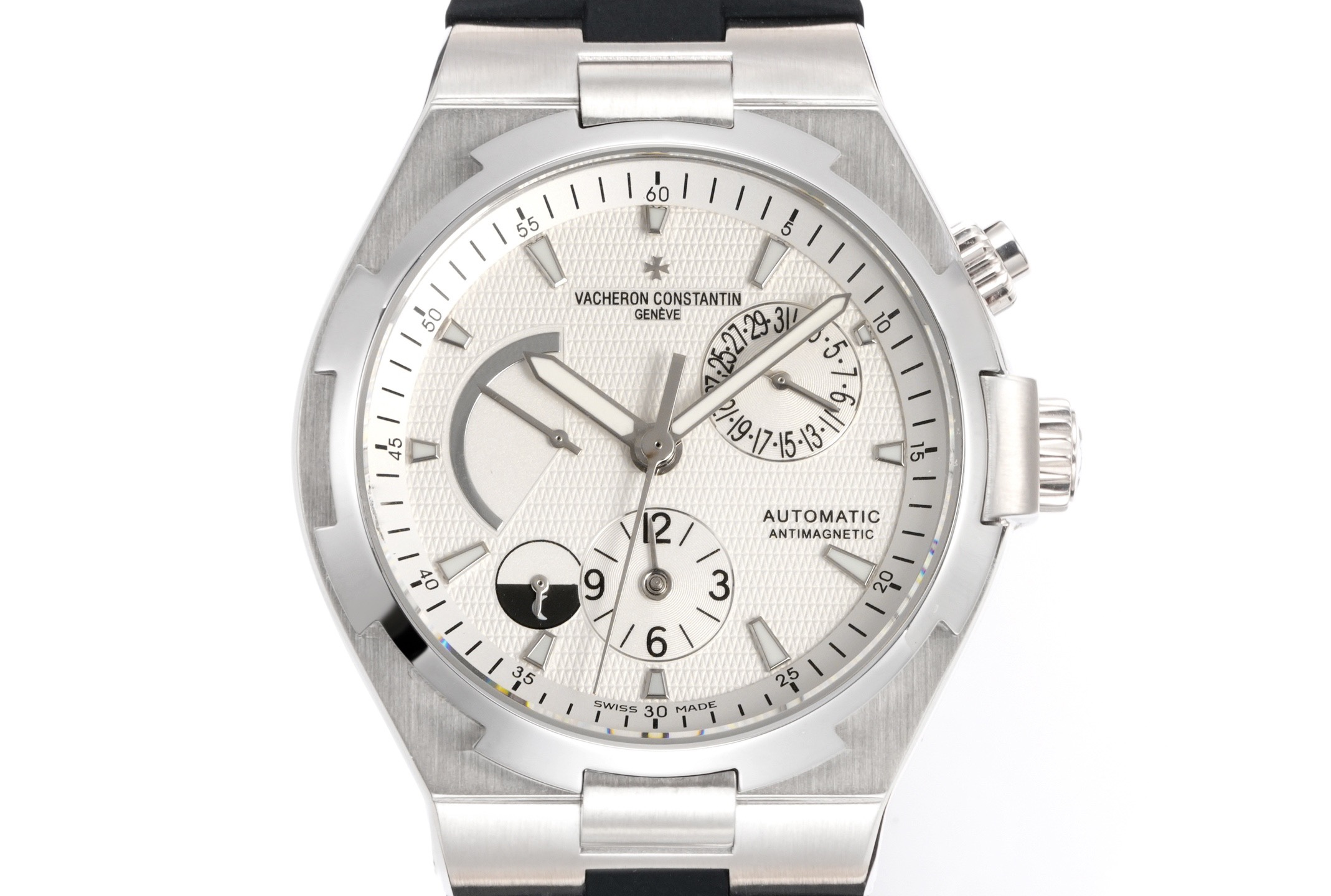 Vacheron Constantin Overseas RW4 Multifunctional Mechanical Watch, 42mm Stainless Steel Casual Business Gentleman Wristwatch