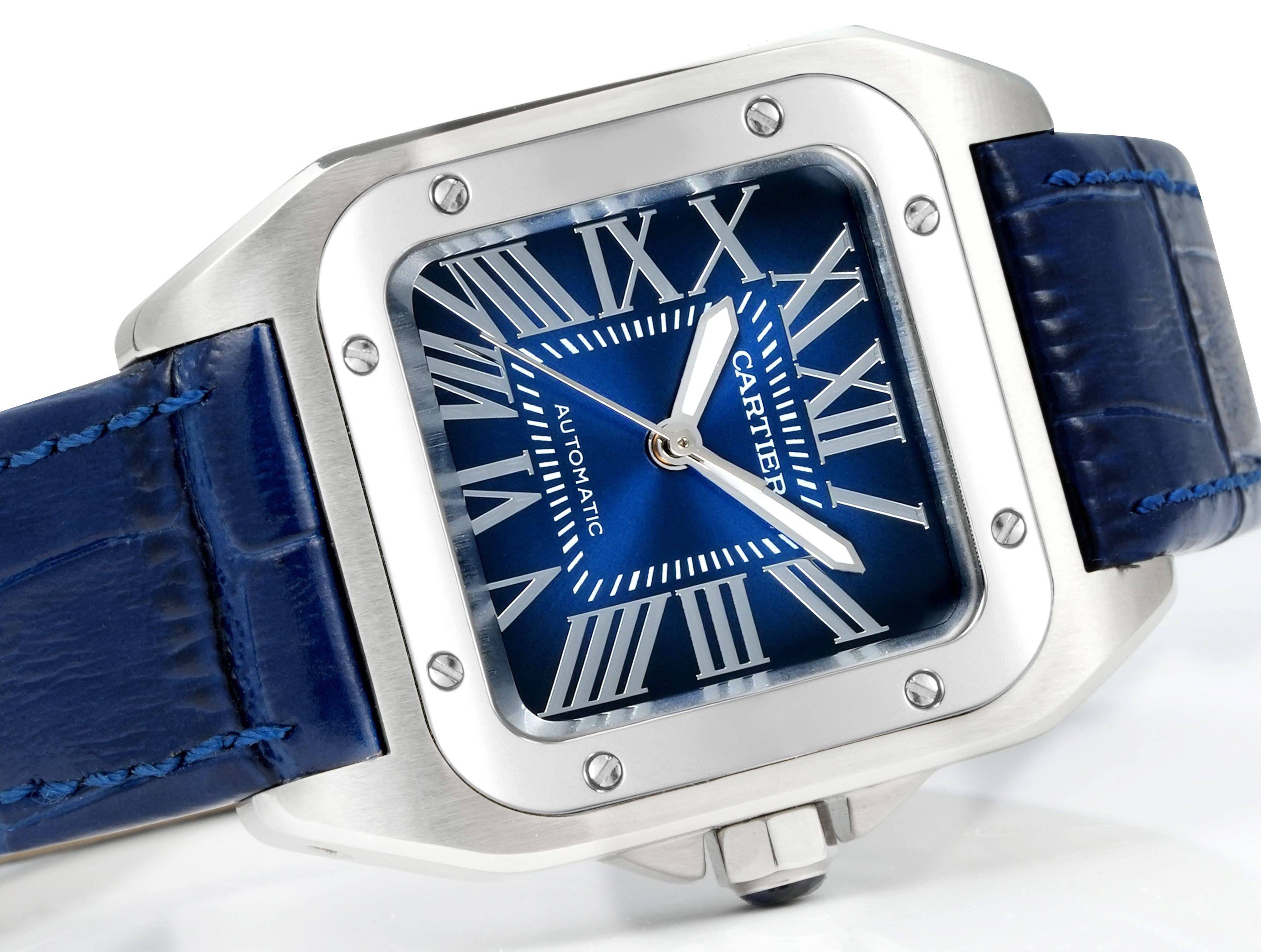 Cartier Santos 100th Anniversary Ladies Automatic Watch, 35.6mm