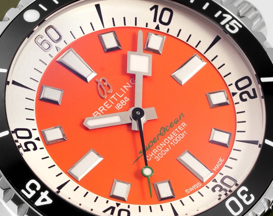BREITLING Superocean 42mm Dive Watch, GR Factory Version Luminous Dial Ceramic Bezel Rubber Strap Multiple Colors