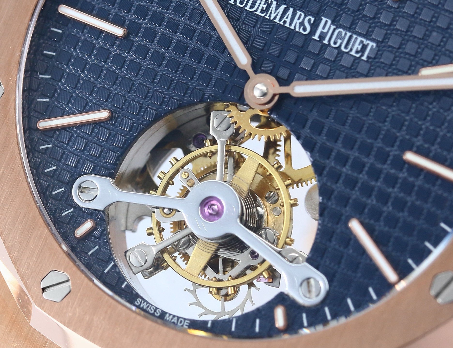 Audemars Piguet Royal Oak Tourbillon 41mm Evolutive Tapisserie Dial Automatic Watch