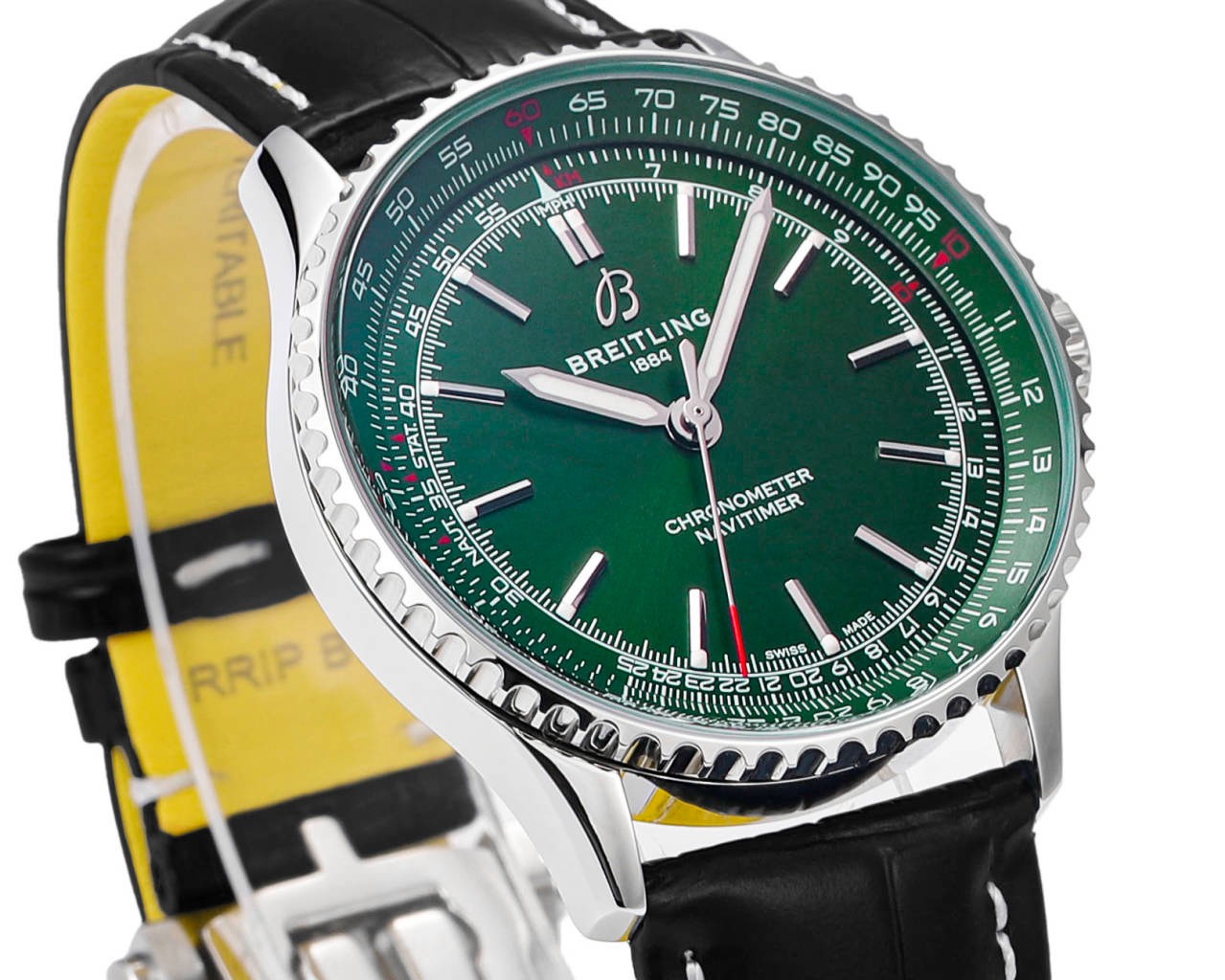 BREITLING Navitimer 1 Pilot Watch 41mm, TW Factory Seagull 2824 Automatic Leather Strap