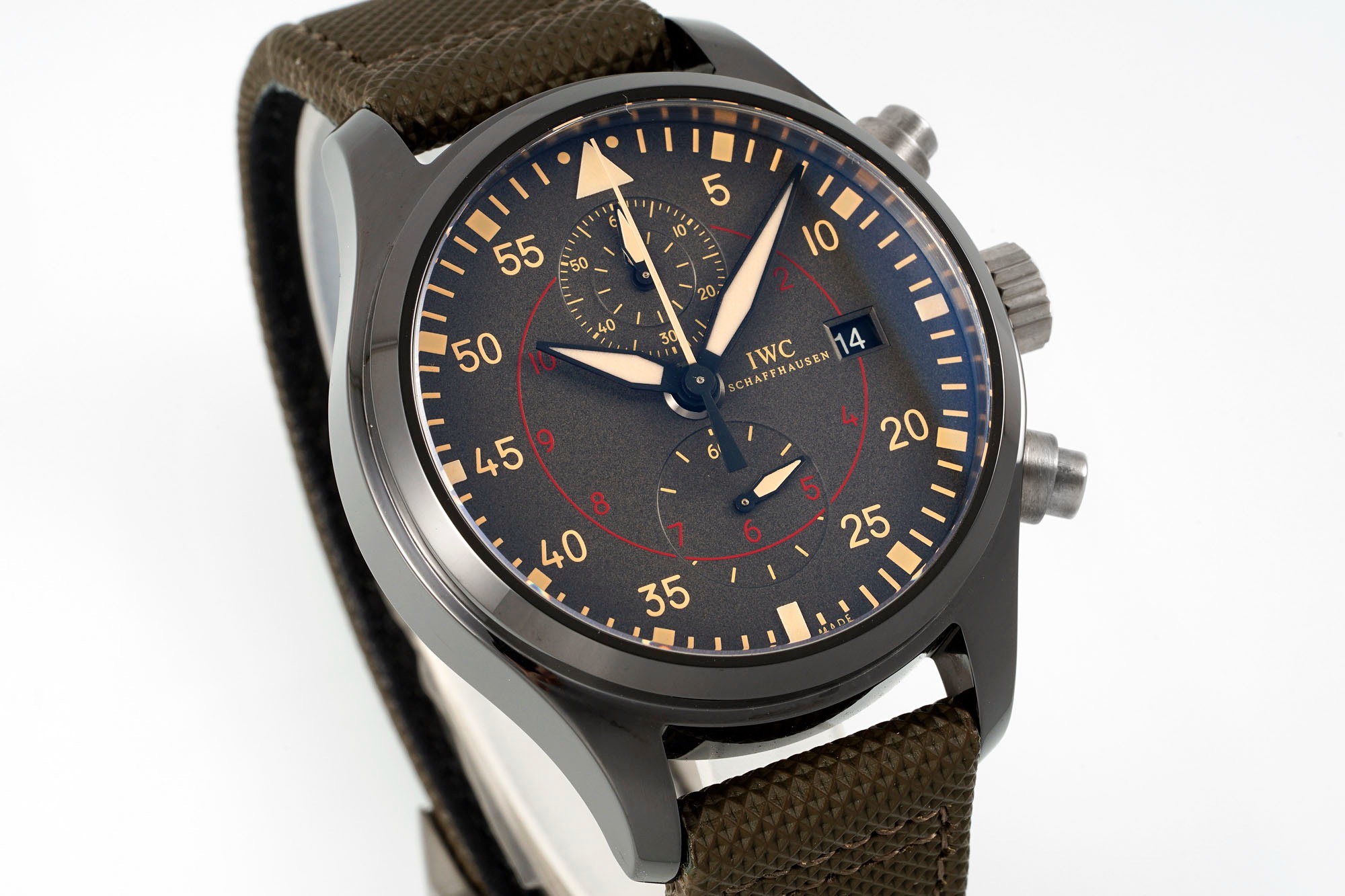 IWC Da Vinci Chronograph Watch 42mm | Modified Cal.89361 Integrated Movement Full Working Functions
