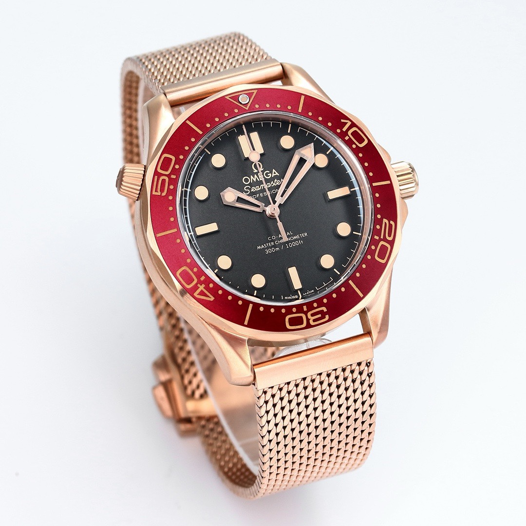 OMEGA Seamaster ER Upgraded Titanium Bronze Gold 007 Watch