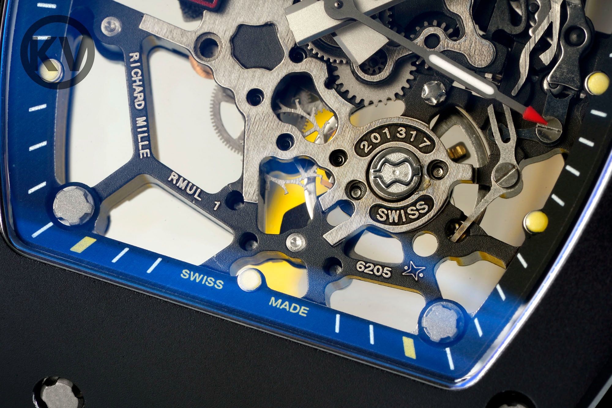 Richard Mille RM035 Americas Hollow Tonneau Mechanical Watch Magnesium Alloy Rubber Strap Multi Colors