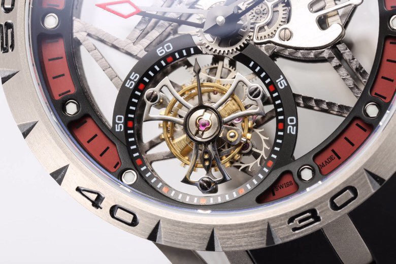 Roger Dubuis Titanium Skeleton Tourbillon Watch