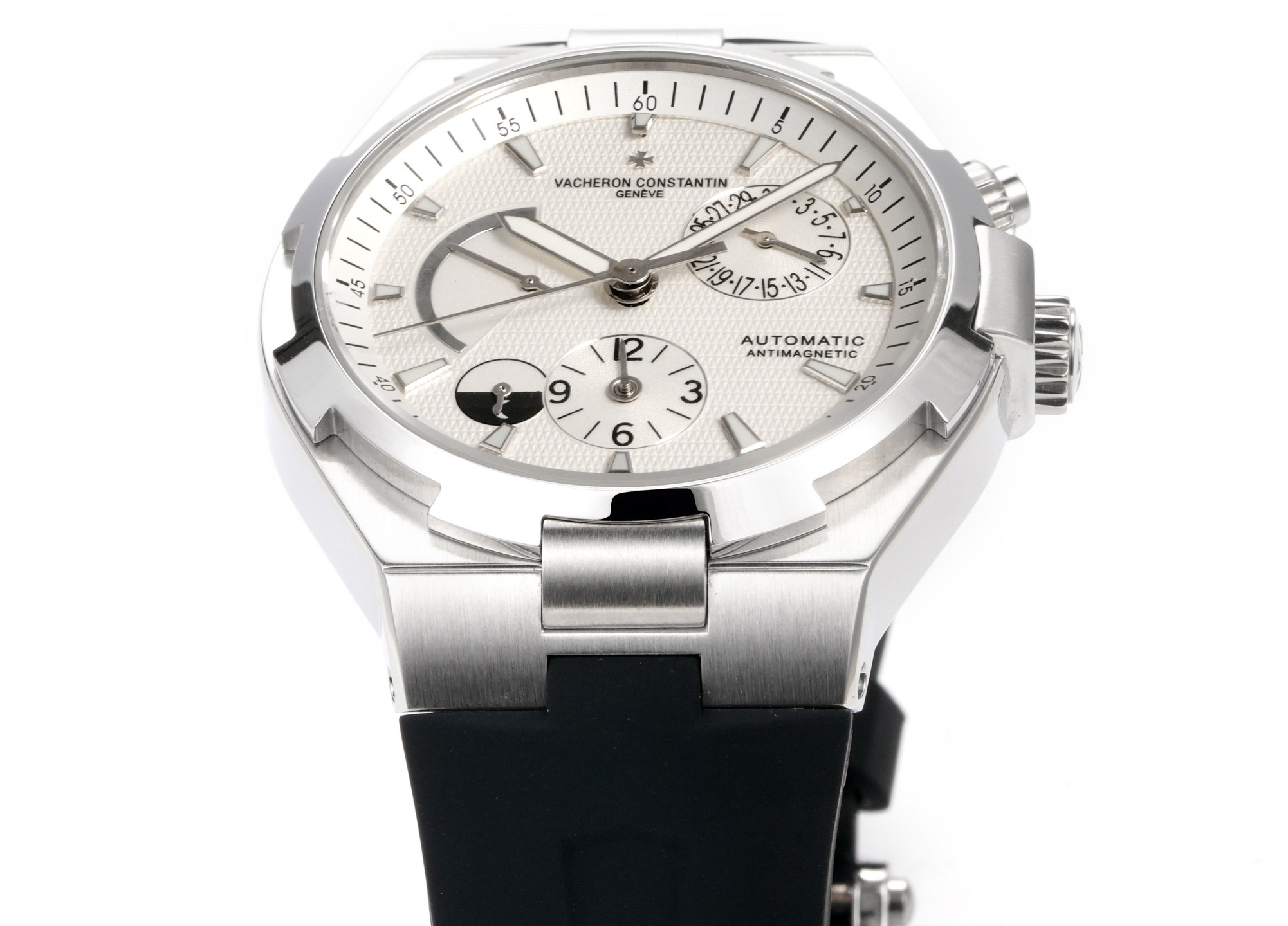 Vacheron Constantin Overseas RW4 Multifunctional Mechanical Watch, 42mm Stainless Steel Casual Business Gentleman Wristwatch