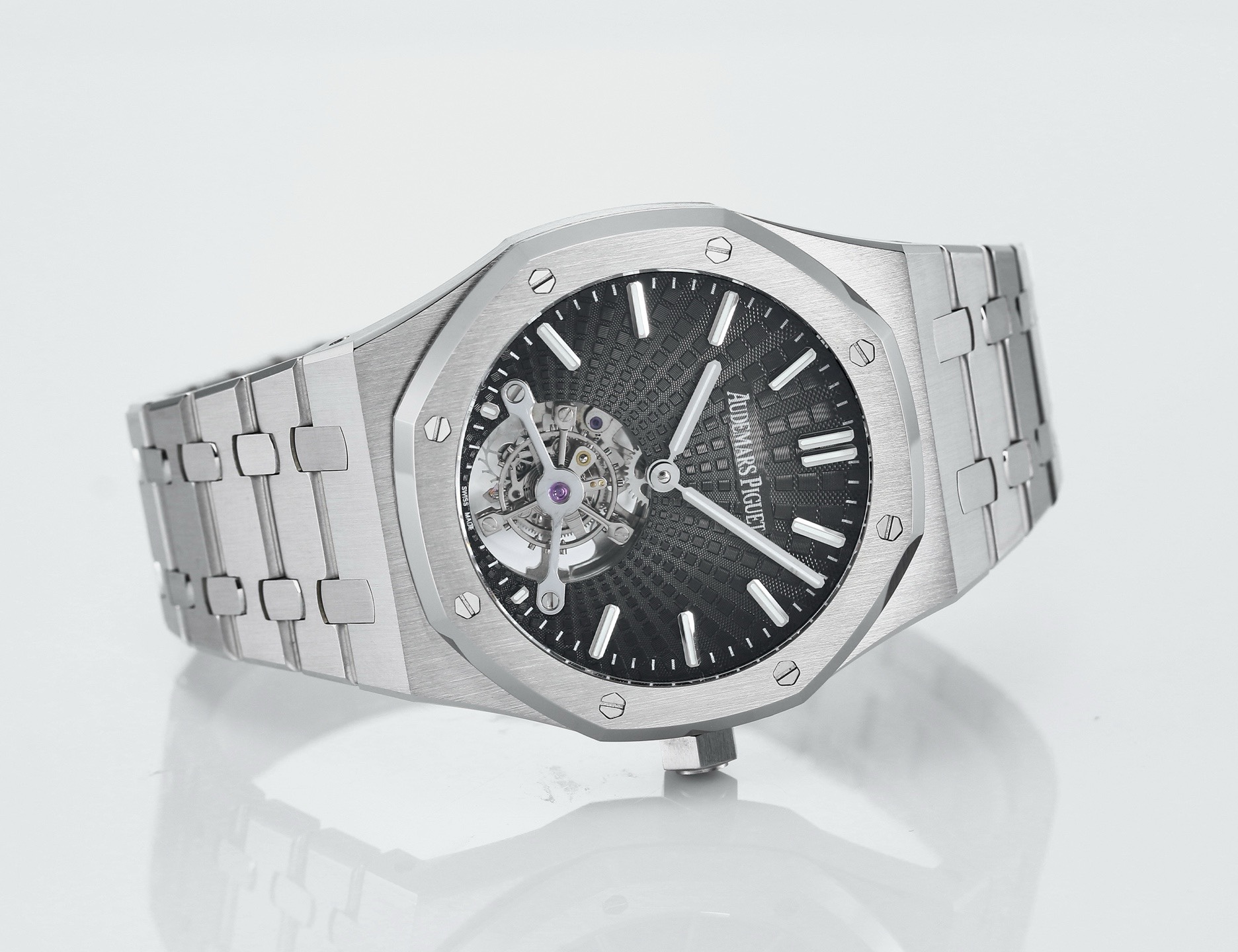 Audemars Piguet Royal Oak Tourbillon 41mm Evolutive Tapisserie Dial Automatic Watch