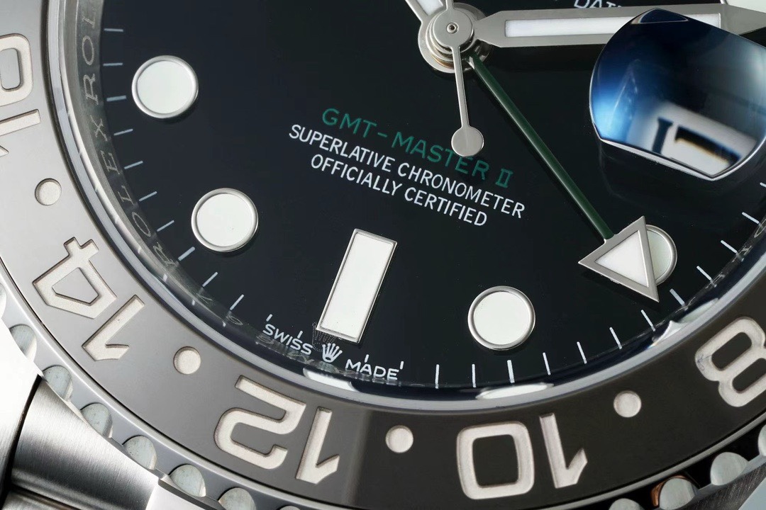 Rolex GMT Travel Watch 904L Steel Cal.3285 Movement