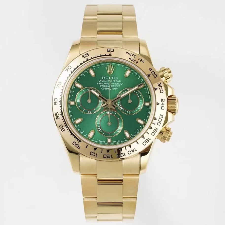 Rolex Cosmograph Daytona Chronograph Watch 40mm 904L Steel Ceramic Bezel Custom 7750 Movement