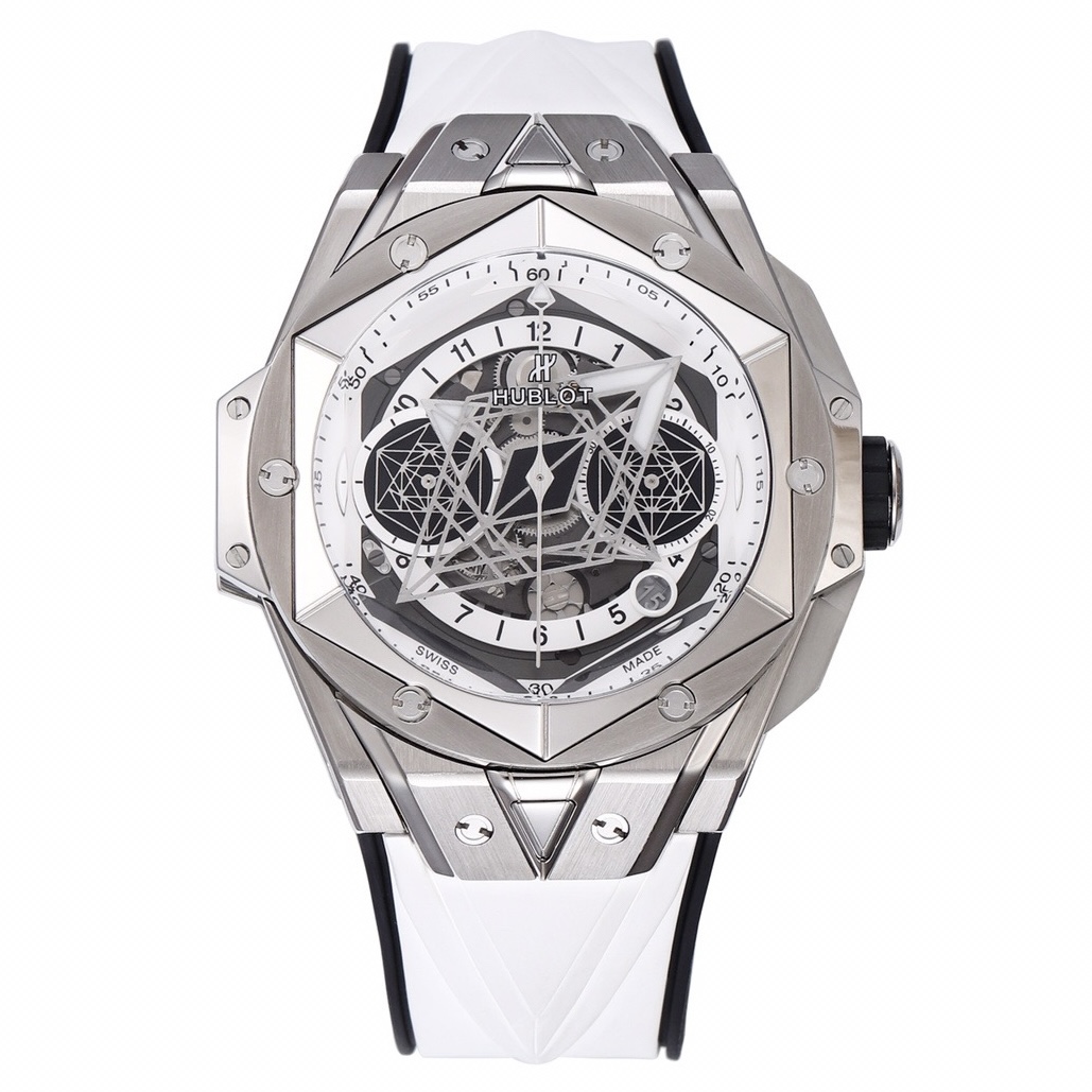 HUBLOT Big Bang Sang Bleu II Watch | BBF Super Clone Titanium Automatic Chronograph Wristwatch