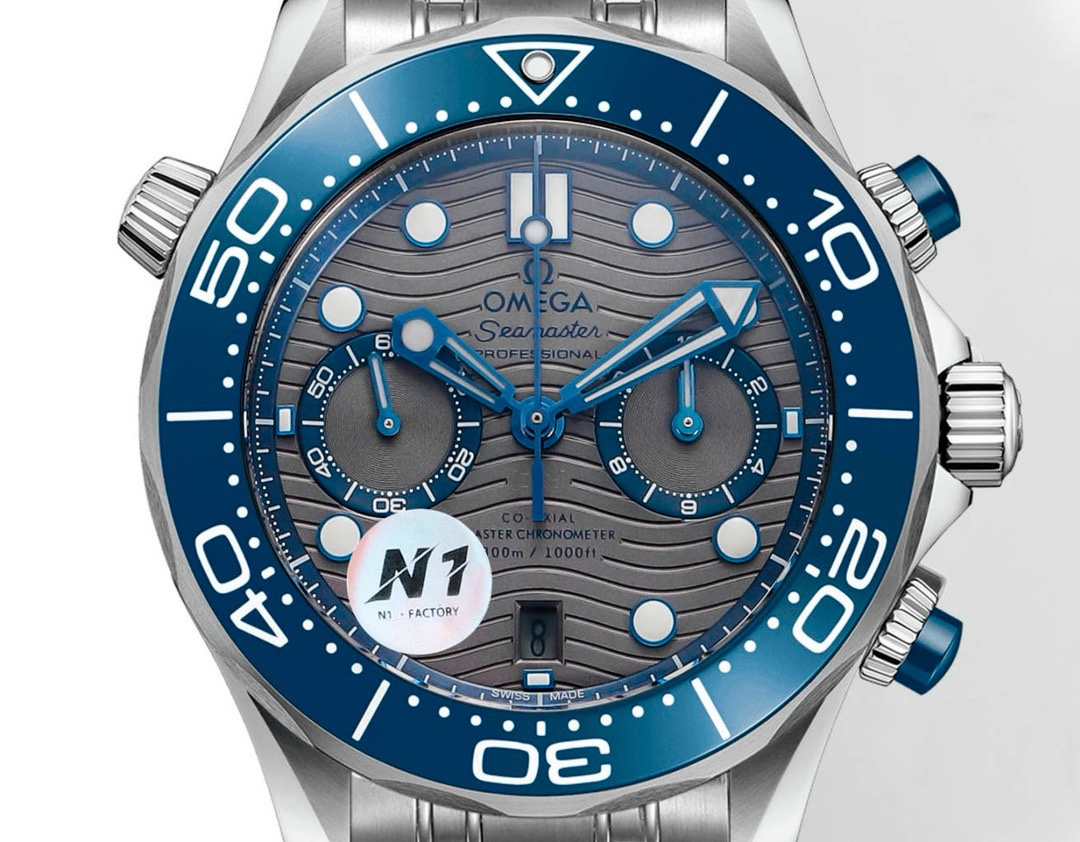 OMEGA Seamaster 300 Chronograph 44mm Dive Watch Cal.9900 Full Function Ceramic Bezel